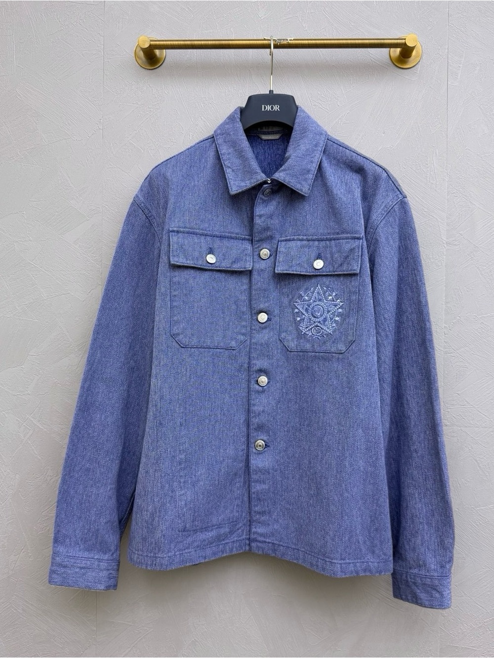 Dior Indigo Denim Workwear Shirt Jacket